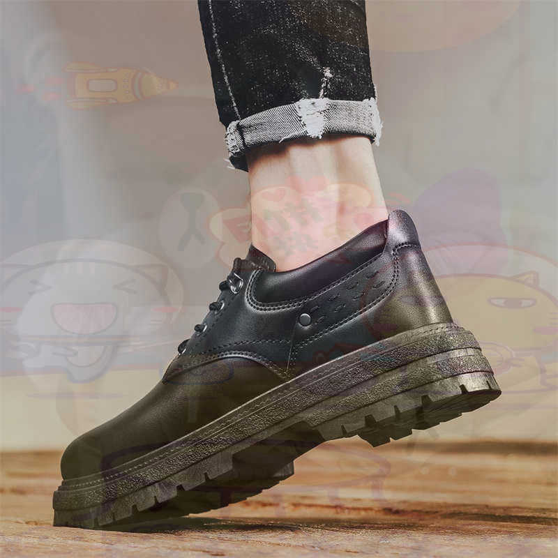 Good Streetwear Brand - Zapatillas deportivas de cuero Natural oscuro