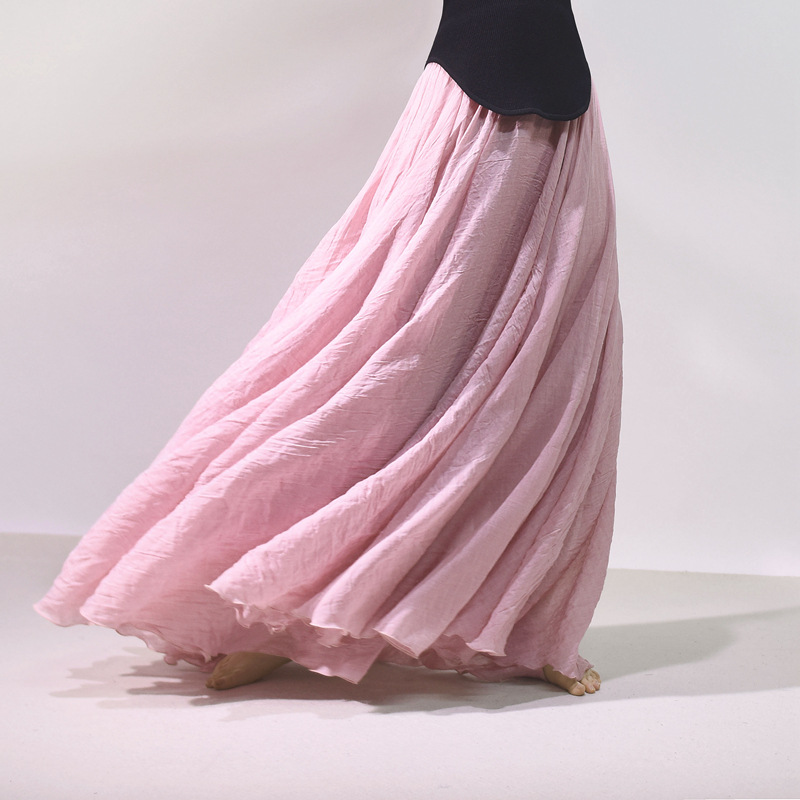 Faldas largas de algodón y lin - Good Streetwear Brand reseña y precio