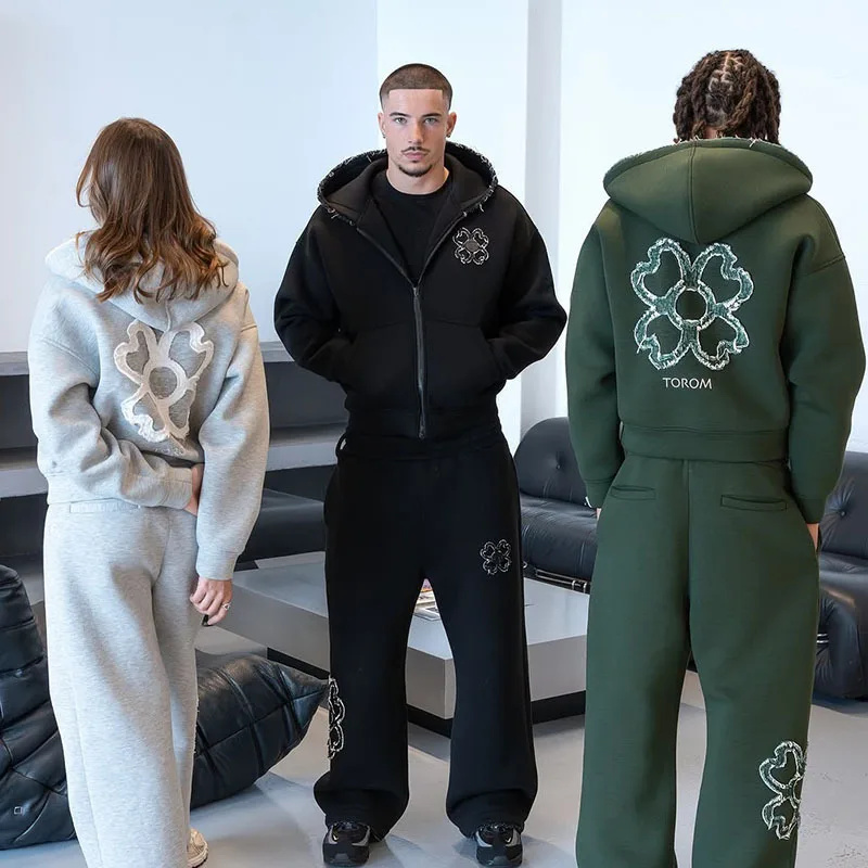 Conjunto de Sudadera con Capuc - Streetwear Brand Y2K reseña y precio