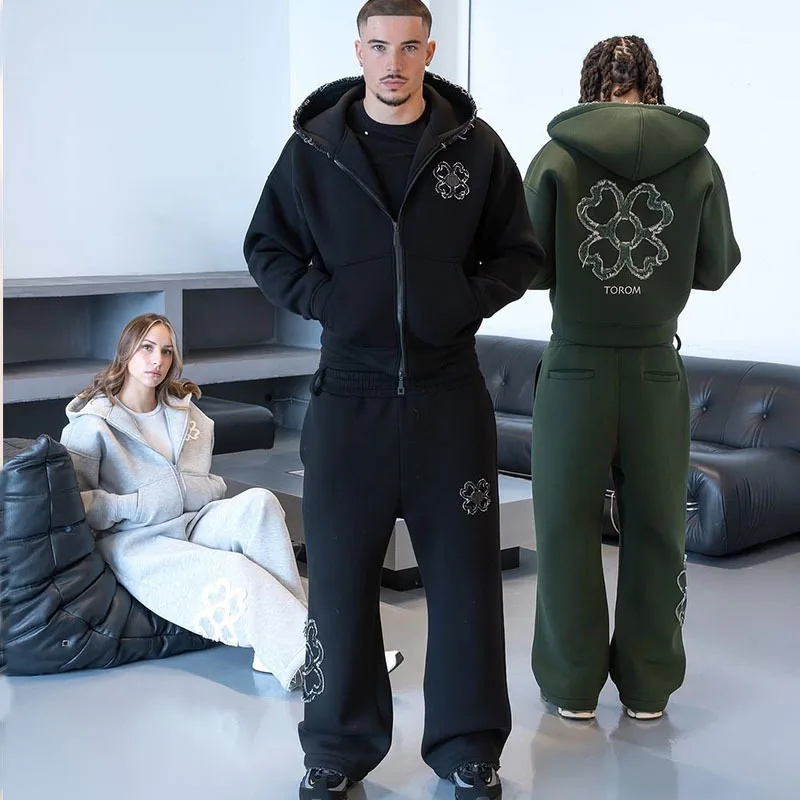 Conjunto de Sudadera con Capuc - Streetwear Brand Y2K reseña y precio