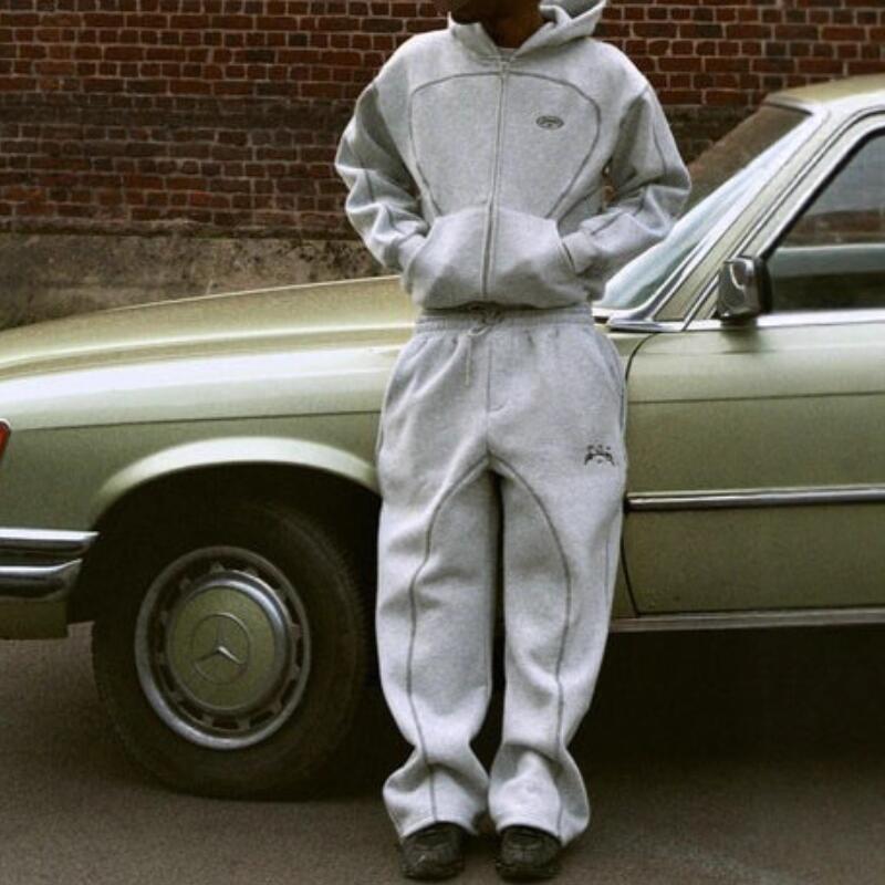 Conjunto Deportivo con Capucha - Streetwear Brand Y2K reseña y precio